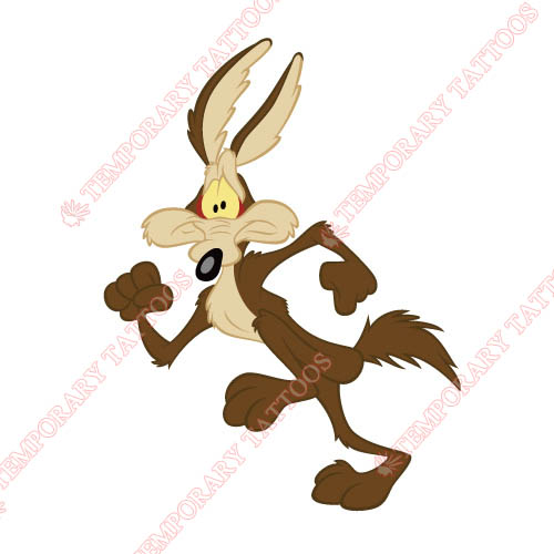 Wile E Coyote Customize Temporary Tattoos Stickers NO.727